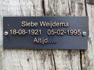 Siebe Weijdema 1921-1995
